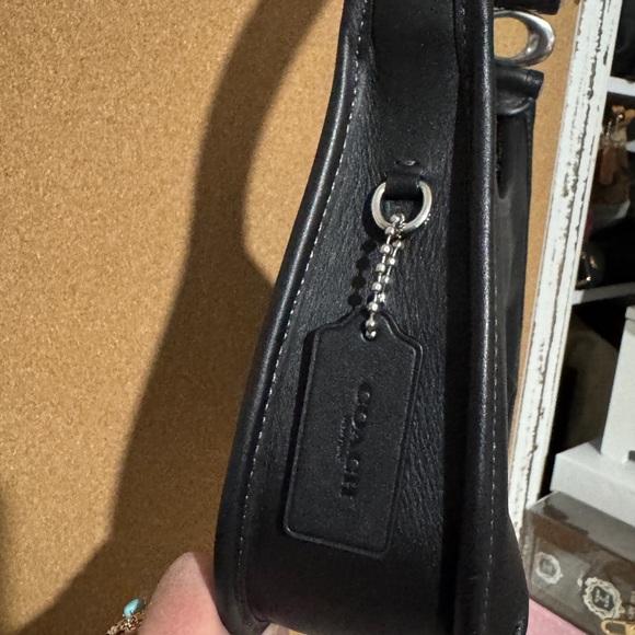 Coach Eve Black Leather Hobo Bag - Picture 6 of 10